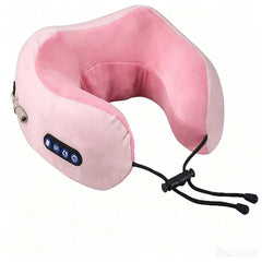 Electric Neck Massager Heat Vibration 3D Kneading Shiatsu U Shaped Pillow Shoulder Cervical Pain Relief Fatigue HomeOfficeAdults