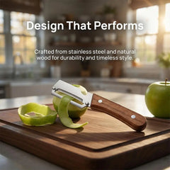 2026 Wooden Multi Functional Vegetable Peeler With Ergonomic Handle For Peeling And Slicing Fruits And Vegetables Durable Smooth