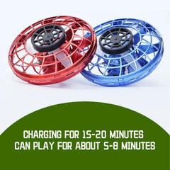 NEW LED Flying UFO Spinner Fingertip, Upgrade Flight Helicopter Gyro Flyorb Hover Ball, Mini Drone Aircraft Toy, Christmas Gift