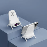 15W Wireless Magnetic Phone Charger with 3 Magnetic Head Intelligent Cooling Chair Shaped Phone Charger Stereo Sound Chamber