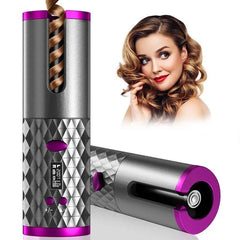 USB curling iron/wireless curling iron rechargeable hot-selling automatic curling iron