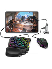 5 in 1 Keyboard Mouse Gaming Converter Bluetooth-Compatible 5.3 for PUBG Mouse Keyboard Adapter Converter for Gamer Accessories