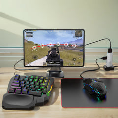 5 in 1 Keyboard Mouse Gaming Converter Bluetooth-Compatible 5.3 for PUBG Mouse Keyboard Adapter Converter for Gamer Accessories