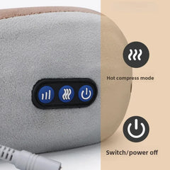 Electric Neck Massager Heat Vibration 3D Kneading Shiatsu U Shaped Pillow Shoulder Cervical Pain Relief Fatigue HomeOfficeAdults