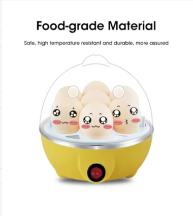 Egg Cooker Automatic Power Off Home 7 Eggs Multi-Functional Steamed Egg Custard Boiled Egg Machine Breakfast Artifact