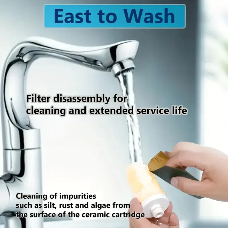 Faucet Purifier Kitchen Faucet 5-level Filter Can Be Repeatedly Cleaned And Replaced Filter Element Household Water Purifier
