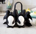 6pcs Chicken Shape Egg Boiler Rack Penguin Egg Cooker Set Egg Steamer Basket Egg Boiler Cups With Hanging Handle