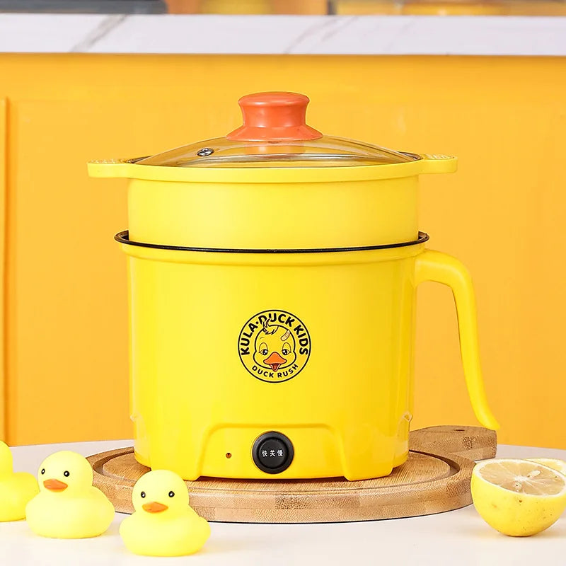 220V 18CM home Kitchen Appliances  mini electric lunch box rice cooker bear  pressure cooker 1 ~ 2 person Skillet  Food Steamers