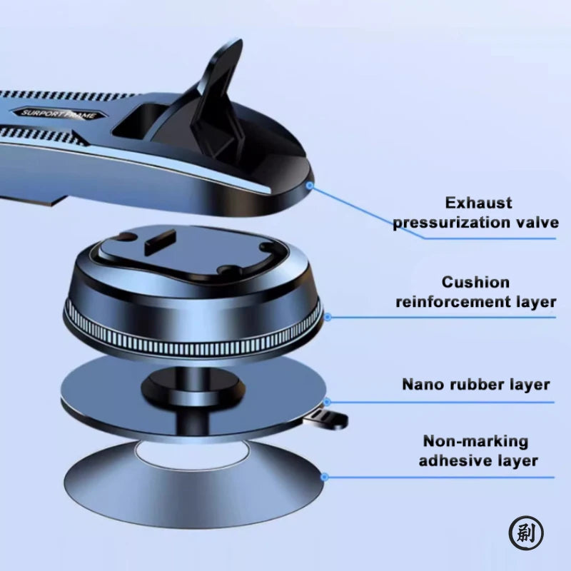 Car Dashboard Phone Bracket Universal Auto Cellphone Stand For GPS Navigation Universal Desk Windshield Hanging Holder