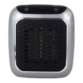 2-in-1 Plug In Heater Space-Saver Wall Mountable or Portable Mini Heater with Quiet Operation for Personal Spaces