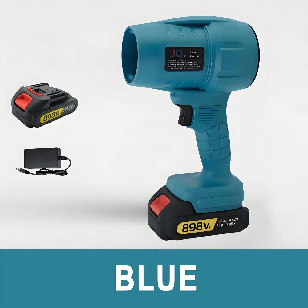 Powerful Air Blower Turbo Fan with Thrust 550g to Cleaning Fallen Leaves, Snow and Sand with 21V Makita-Style Battery