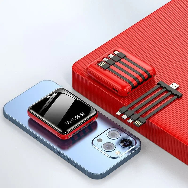 New Mini outdoor power bank 20000mah portable charger with flashlight charger external battery pack mobile universal power bank