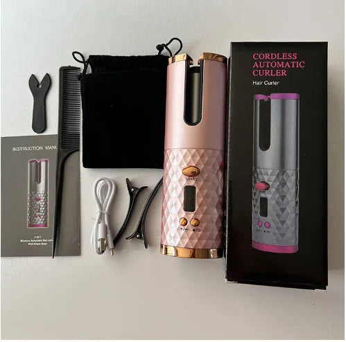 USB curling iron/wireless curling iron rechargeable hot-selling automatic curling iron