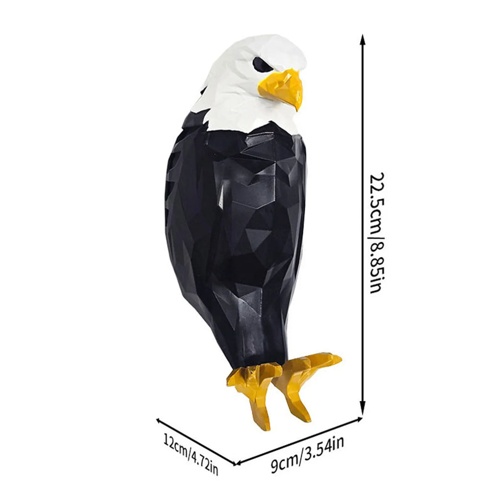 Bald Eagle Wall Light, Wall Mounted Eagle Lamp for Bedroom, Living Room, Hallway, Battery Operated Eagle Light