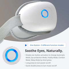 5 in 1 Eye Massager Foldable Eye Mask Device with Airbag Kneading Eye Care Instrument Perfect Relaxation Gifts for Dad Mom