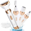 4 in 1 Electric Epilator Bikini Eyebrow Nose Women Lady Facial Hair Removal Trimmer Face Body Painless Female Shaver Depilator