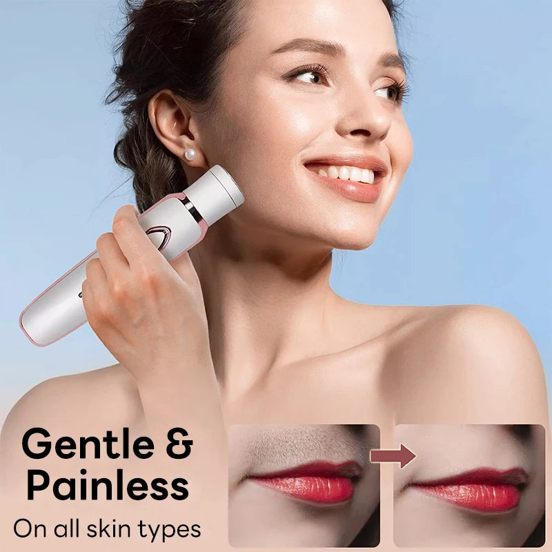 4 in 1 Electric Epilator Bikini Eyebrow Nose Women Lady Facial Hair Removal Trimmer Face Body Painless Female Shaver Depilator