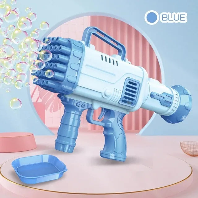 Electric Bubble Gun Automatic Bubble Blowing Outdoor Toy Children S Party Interactive Gadget Perfect Gift for Boys Cool Design
