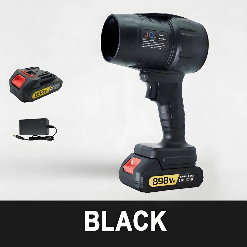 Powerful Air Blower Turbo Fan with Thrust 550g to Cleaning Fallen Leaves, Snow and Sand with 21V Makita-Style Battery