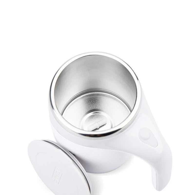 Automatic Mixing Cup Electric Rotating Coffee Cup Stainless Steel Mug Milk Shake Rotating Magnetic Mug Water Cups