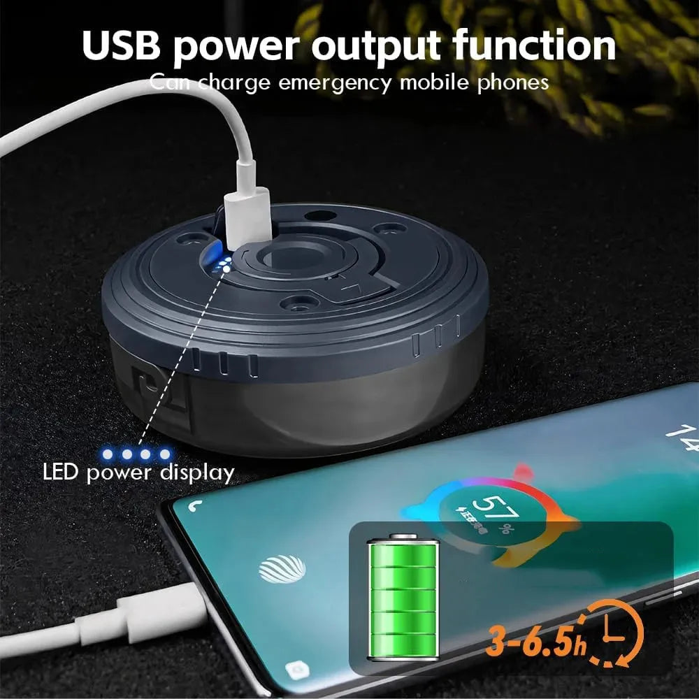 2025 New Arrival LED Light String Portable Camping Lights Christmas Decor Strip Star Lamp For Outdoor Enthusiasts Fast Shipping