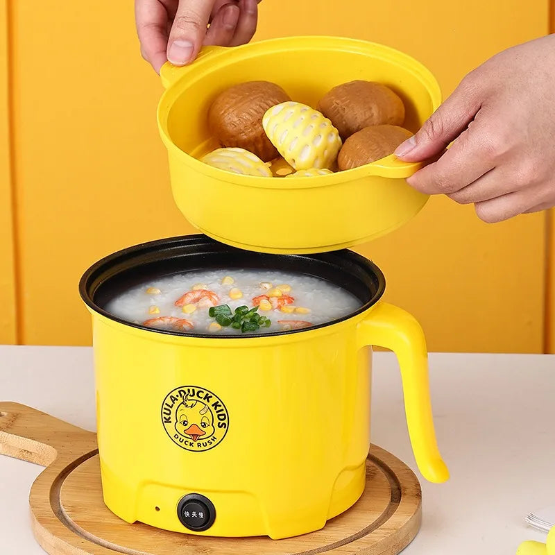220V 18CM home Kitchen Appliances  mini electric lunch box rice cooker bear  pressure cooker 1 ~ 2 person Skillet  Food Steamers