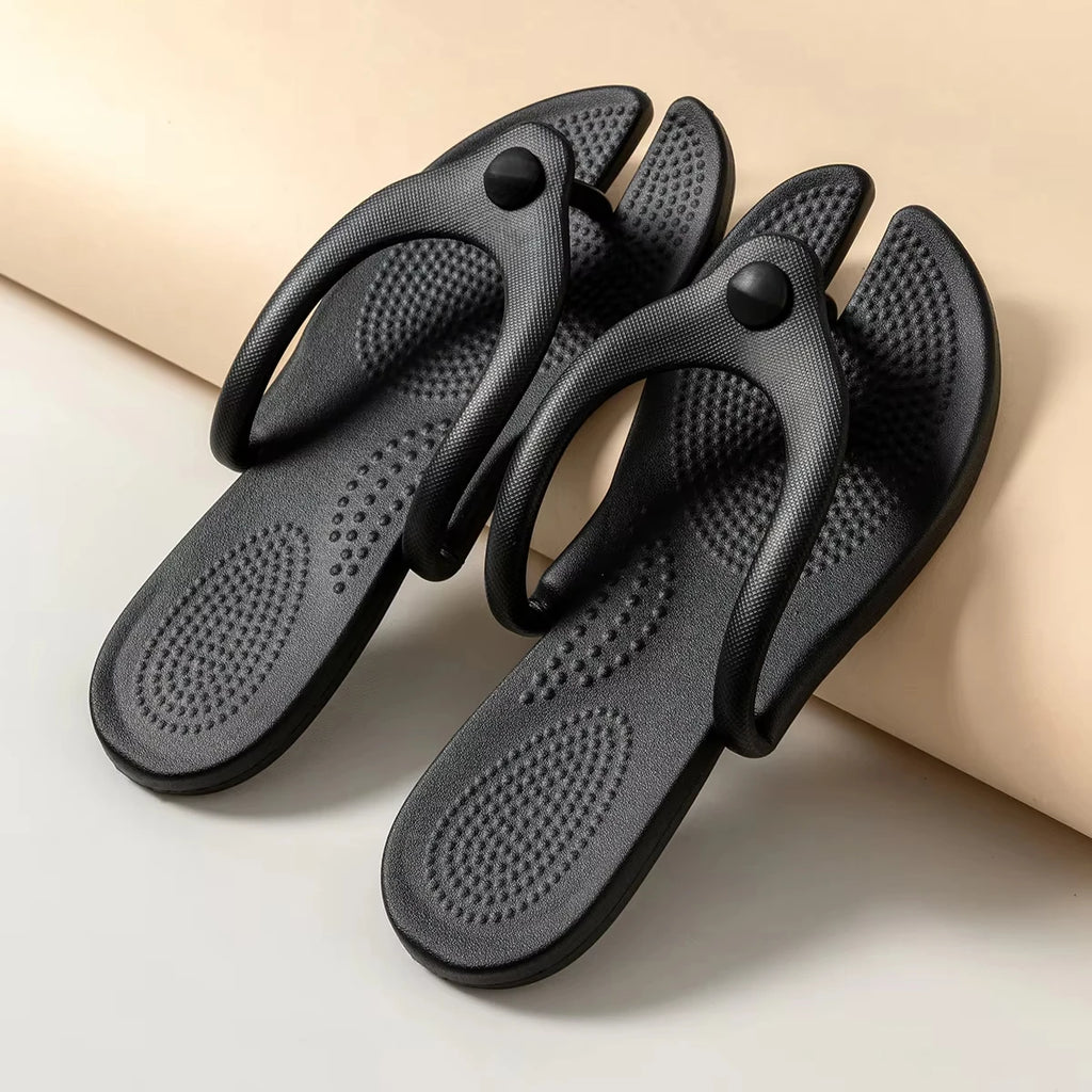 TZLDN EVA Women Flip Flops Foldable Detachable Beach Slippers Comfortable Soft Outdoor Flip Flops