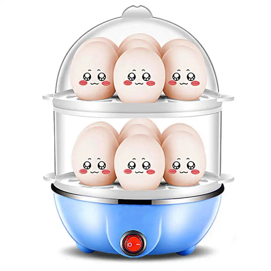 Electric Egg Boiler 7/14pcs Eggs Double Layer Automatic Mini  Poacher Kitchen Cooking Tool Egg  Breakfast Maker