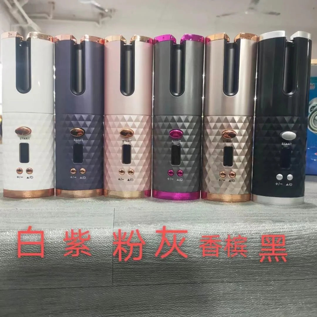 USB curling iron/wireless curling iron rechargeable hot-selling automatic curling iron