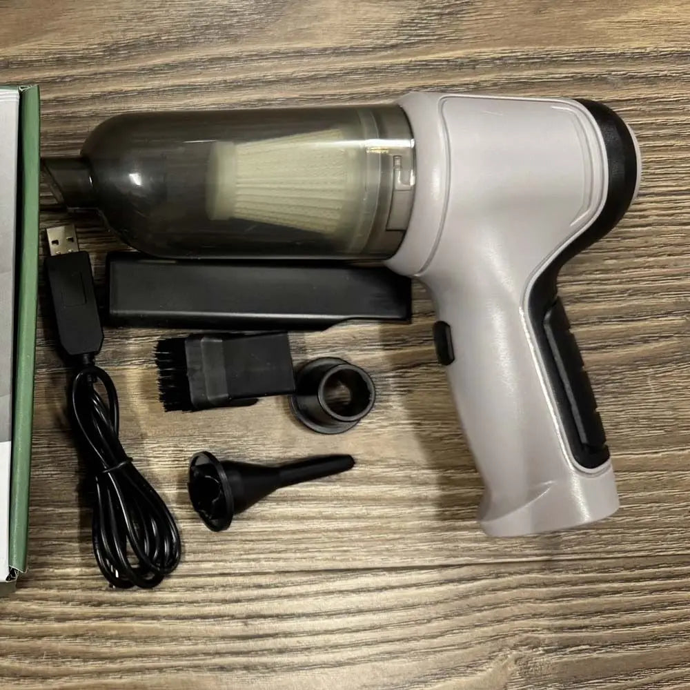 Air Suction Car Cordless Vacuum Cleaner Power Cleaning Accessories Car Dust Blower Multifunctional All in 1 Air Dust Collector
