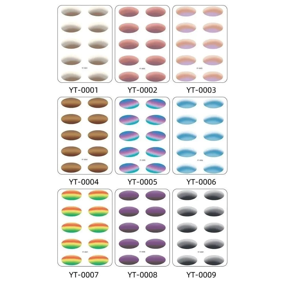 Gradient Color Eye Shadow Tattoo Stickers Leopard Print Wedding Tool Temporary Tattoo High Gloss Waterproof Eye Fake Tattoo