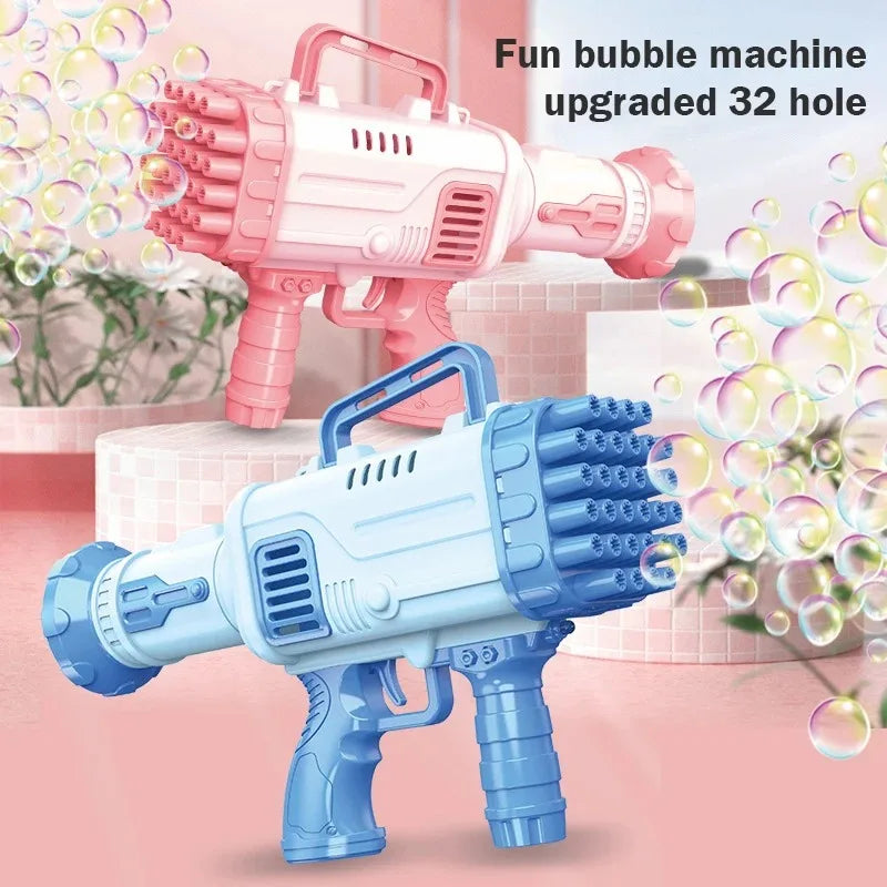 Electric Bubble Gun Automatic Bubble Blowing Outdoor Toy Children S Party Interactive Gadget Perfect Gift for Boys Cool Design