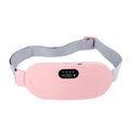 Electric Menstrual Warm Belt Heating Vibration Waist Massager for Period Cramp Stomach Abdominal Pain Relief