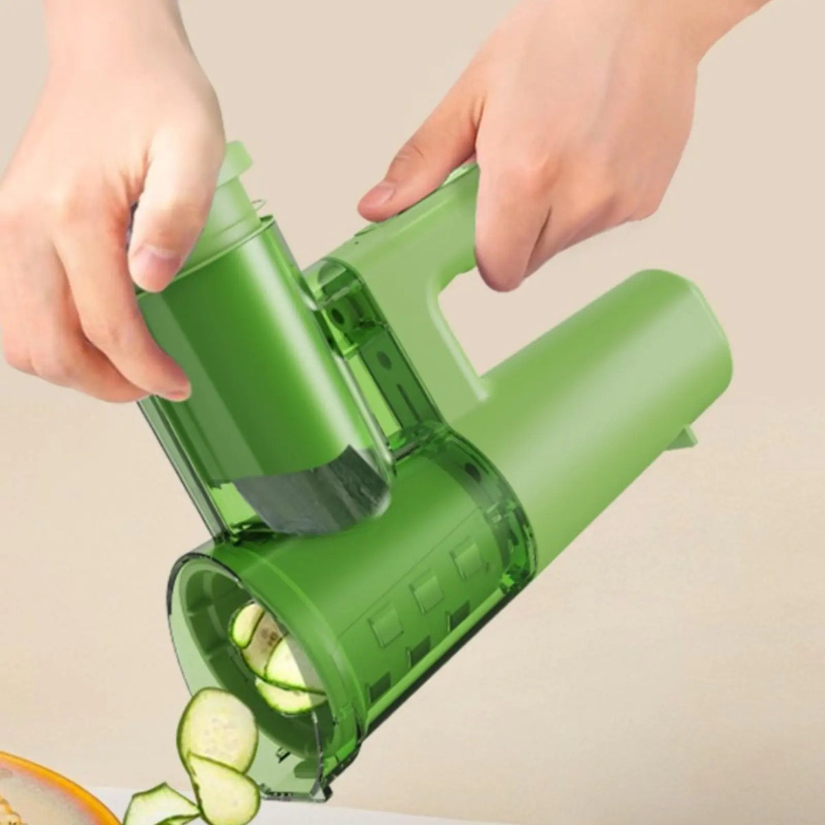 Electric Vegetable Cutter Interchangeable Mini Food Cutter Handheld Vegetable Cutter Single-Press Function for Home Bar