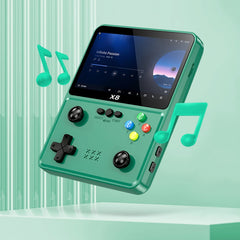 X8 Handheld Game Player Dual Joystick Handheld Game Station Console 10 Simulators Retro Video Games Player 8G Built in 2000 Game